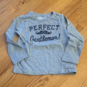 Gray Perfect Little Gentleman Kids Shirt (Size 3T)